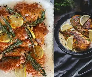 طرز تهیه مرغ گریل شده با سس کره و لیمو | غذایی با طعم و مزه متفاوت