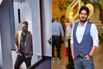 ریسک نیما شاهرخ شاهی در استایلش با این پیراهن ساتن بد رنگ؛ نتیجه چنگی به دل نمیزند