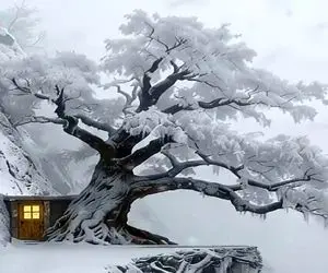 معماری خلاقانه؛ تو کوهستان برفی یه کلبه ساخته حاضری 5 سال عمرتو بدی توش زندگی کنی