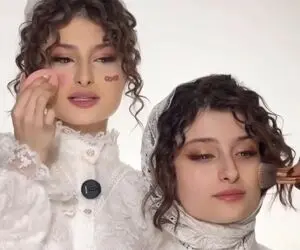 سارا و نیکا فرقانی عروس شدن؛ میکاپ جذاب دخترای نقی تو دنیای واقعی با چهره فول تغییر