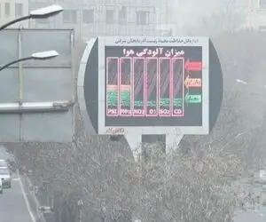 آلودگی هوا تبریز را تعطیل کرد