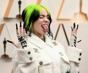 (عکس) بیلی آیلیش با رنگ موهایش رکورد زد!