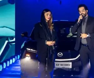 آواز شاد؛ متین ستوده و کامران تفتی عاشقانه از مزدا شون رونمایی کردن تشویق مریم مومنو