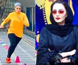 حرکات خفن "بهنوش خانم" در ملأعام؛ مهمون کوچولوی سیاهش چی میگه!