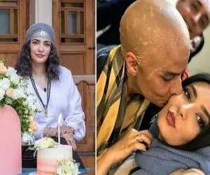 لیندا کیانی با استایل مونوکروم مشکی؛ غافلگیری قرمز در تیپش چشم ها را خیره کرد