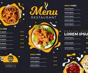 منوی یک رستوران ؛ رامبد جوان با نون اضافه!