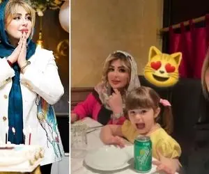 "نیوشا ضیغمی" پشقاب دُخیشو تا کله شونصدتا خوشمزه جات ریخت؛ جا مانتو ملافه میتَنه!