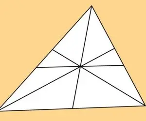 تست هوش تصویری با جواب؛ اگه رَنک اول نابغه های عالم خودتی بگو چندتا مثلث تو عکس هست!