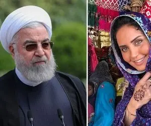 (عکس) واکنش جنجالی الناز شاکردوست به پیامک تبریک عید روحانی