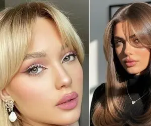 مدل موی مناسب برای صورت کشیده؛ جلو موهای ترند 1404 از چتری تا سبک بلند
