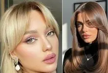 مدل موی مناسب برای صورت کشیده؛ جلو موهای ترند 1404 از چتری تا سبک بلند