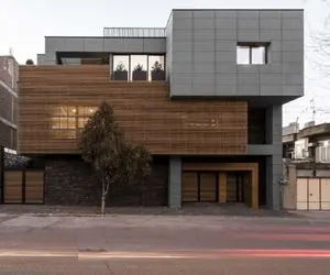 ساختمان امینی ها برگزیده جایزه معماری ایران/ خانه ای 14 میلیاردی از چوب و سنگ