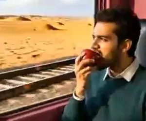 کشاورزی خودرو؛ سوار قطار بود سیبو پرت کرد بیرون چند سال بعد اومد دید درخت شده