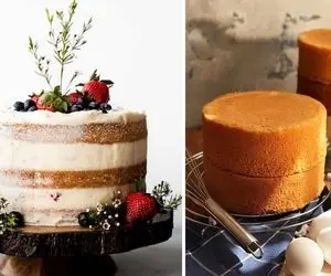 طرز تهیه کیک وانیلی ساده که هم خوشمزست هم زیاد پف میکنه / همراه با نکات پخت