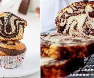 طرز تهیه کیک ماربل خوشمزه با پف زیاد / ساده ترین دستور برای پخت کیک مرمر