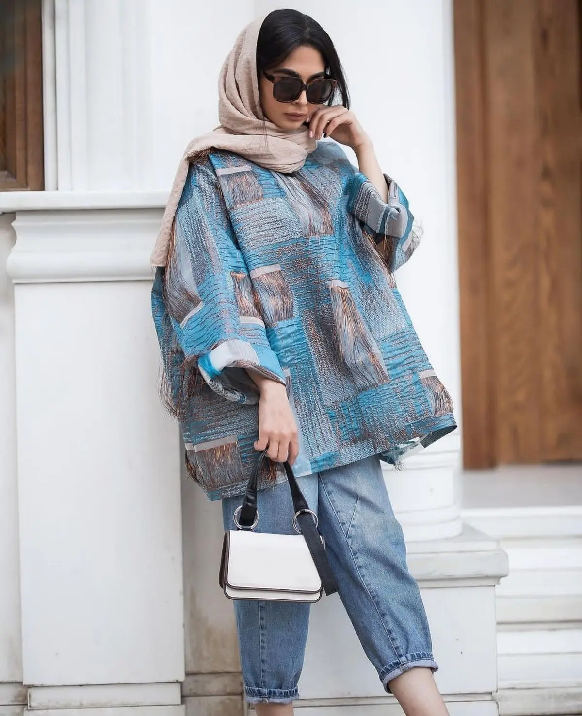 اصول ست کردن شال و روسری