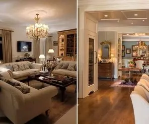 دکوراسیون آس و فکر شده خونه 180 متری / فقط اون دکوری که گذاشته وسط خونه! واقعا جذابه