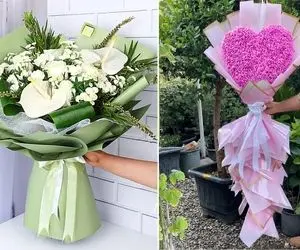 دسته گل های شیک و لاکچری؛ دخترایی که یه همچین گل هایی هدیه میگیرن واقعا بختشون بلنده