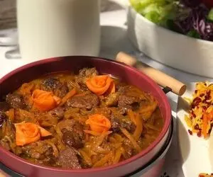 طرز تهیه یه خورشت هویج خوشمزه و دلچسب + فوت کوزه گری