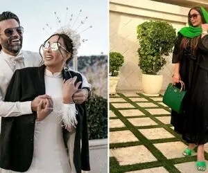 تریپ صورتی جوندار زن علیرضا نیکبخت تو مهمونی؛ فیلترم انقدر لبارو توپی نمیکنه!