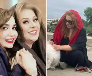 حرکت منشوری و جینگول "نسرین مقانلو" لب ساحل ؛ چه کامی می‌گیره از سیگارش!