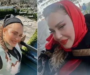 "بهاره رهنما" با میکاپ جییغ؛ تقلا واسه نشون دادن خالکوبیِ عجیب!