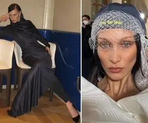 مدل آمریکایی که تو عربستان محجبه شد؛ بلاحدید با کت واکش همه رو انگشت به دهن گذاشت!