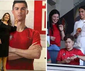 وقتی مادر رونالدو حسابی پشت جورجینای رامشگر دراومد!