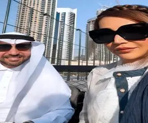 معماری خلاقانه؛ نمای خونه بیش از حد زیبا شبنم قلی خانی در کشور عربی و ساعت تمام الماس