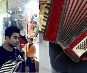 آواز بهشتی؛ پسر دوره گرد تو بازار سنگ تراش آغاسی رو خوند همه از خرید دست کشیدن