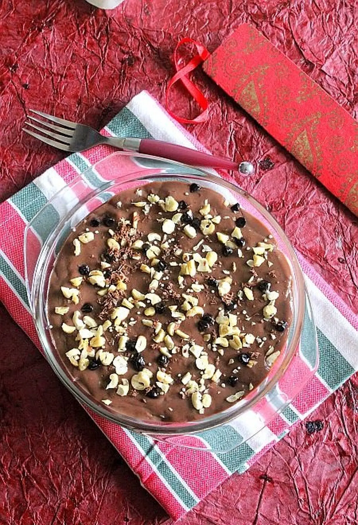 طرز تهیه پودینگ شکلاتی