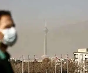 شاخص کیفیت آلودگی هوا تهران امروز دوشنبه ۳ دی