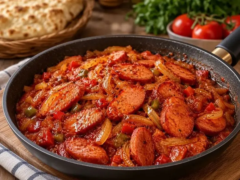 طرز تهیه سوسیس بندری متفاوت؛ خوشمزه و خوش رنگ و لعاب