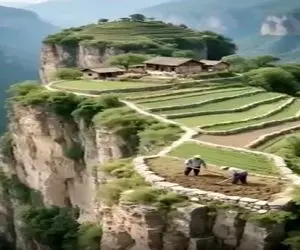 معماری خلاقانه؛ مزرعه زدن تو ابرا پرنده تا اون ارتفاع نمیتونه پرواز کنه محصول کش بره