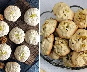 شیرینی پفکی گردویی مخصوص عید نوروز / سه سوته خوشمزه ترین شیرینی رو بپزید