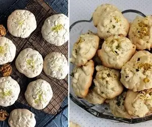 شیرینی پفکی گردویی مخصوص عید نوروز / سه سوته خوشمزه ترین شیرینی رو بپزید