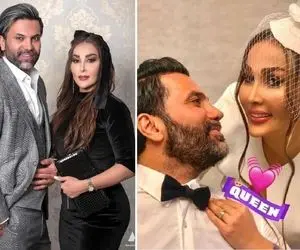 عاشقانه رمانتیک زنِ علیرضا نیکبخت چه میونَشونو لو داد؛ پاشنه بلندای خانم تا یخش رفته !