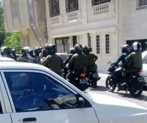 ورود پلیس به تجمع پرسپولیسی ها