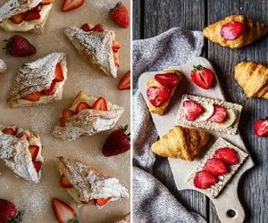 مگه داریم بهتر از کروسان توت فرنگی؛ بیا تا بهت یه دسر توپ، خاص و دهن پر کن یاد بدم!