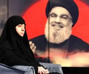 (عکس) سفر دختر شهید سید حسن نصرالله به قم