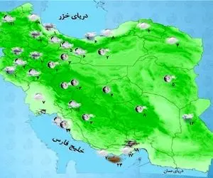 هواشناسی کشور امروز چهارشنبه 28 آبان ماه