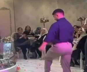 آواز شاد؛ برادر عروس با آهنگ آنا منی ده اولندیر جلو خواهر و شوهرش چه کولاکی کرد
