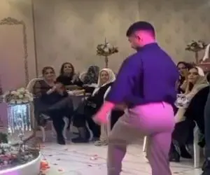 آواز شاد؛ برادر عروس با آهنگ آنا منی ده اولندیر جلو خواهر و شوهرش چه کولاکی کرد