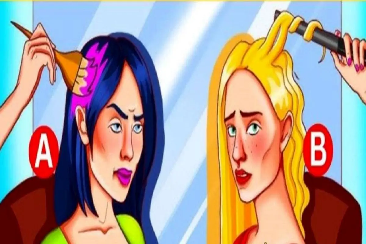 بازی فکری؛ سریع نگی کدوم از این خانوما تو آرایشگاه فراریه باید بری دکتر مغزتو نشون بدی