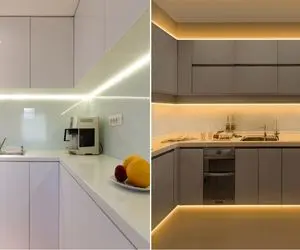 نورپردازی آشپزخانه مدرن و جدید/ آشپزخونرو به بهشت نورانی تبدیل کن و از کار لذت ببر