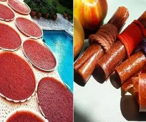 ترفند خشک کردن لواشک در کمترین زمان ممکن توی خونه و با لوازم در دسترس