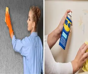 با مواد در دسترس کاغذ دیواری رو تمیز تر از روز اول کن/ حرفه ای تمیزکاری کن