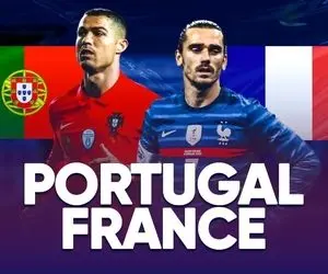 ساعت بازی پرتغال و فرانسه در جام ملتهای اروپا چهارشنبه 2 تیر