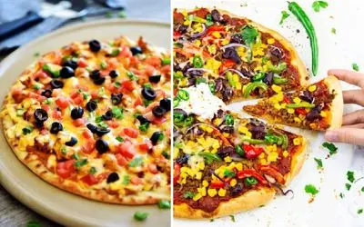 طرز تهیه پیتزا مکزیکی با فر و بدون فر / یه پیتزای خونگی با طعم و مزه بی نظیر
