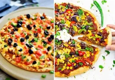 طرز تهیه پیتزا مکزیکی با فر و بدون فر / یه پیتزای خونگی با طعم و مزه بی نظیر